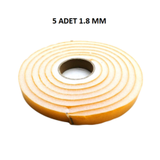 5 Adet Kapı Pencere Isı Yalıtım Süngeri Yapışkanlı Pencere Rüzgar Bandı 18MM x 2,5 MT 5 Adet Kapı Pencere Isı Yalıtım Süngeri Yapışkanlı Pencere Rüzgar Bandı 18MM x 2,5 MT