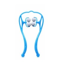 Boyun Bacak Ayak Bel Masaj Aleti Çok Fonksiyonlu Manuel 4 Tekerlekli - Mavi