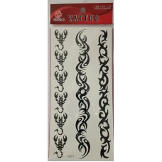 Geçici Dövme Şablonu 3lü - M071