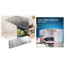 Ocak Kenar Koruyucu Alüminyum Levha - Ev Kamp Karavan Ocak Koruyucu