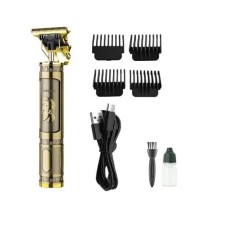 PS-033 Çelik Kasa Profesyonel T-bıçak Saç Sakal Ense Ve Çizim Tıraş Makinesi