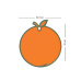 Portakal Figürlü Kaydırmaz Kesme Tahtası Doğrama Panosu