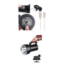 Taşınabilir Solar Şarjlı LED Fener Powerbank Özellikli Kamp ve Acil Durum İçin Süper Parlak Işık