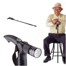 Işıklı & Pusulalı Katlanabilir Baston