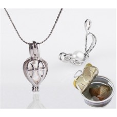 İstiridye Kabuğunda Gerçek İnci Kolye