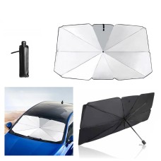 Katlanabilir Araç Ön Camı Güneş Koruyucu Gölge Şemsiye Araba Şemsiyesi (130x75 Cm)
