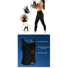 Termal Sauna Tayt + Atlet TAKIM ( L ) Neotex Terletme Takımı Termal Sauna Tayt + Atlet TAKIM ( L ) Neotex Terletme Takımı